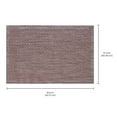 thumbnail image 3 of Placemats Set of 8 for Dining Table, Table Placemats, Rectangular PVC Vinyl, 18"x12" - Brown Gold, 3 of 7