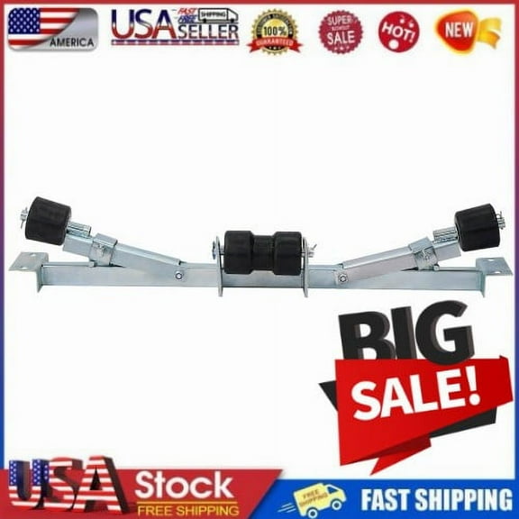 CLEARANCE! Boat Trailer Bottom Support Bracket with Keel Rollers capacity 1760lbs