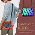 thumbnail image 6 of FJLBDE Case for iPad Mini 7 A17 Pro 2024/Mini 6 2021 8.3 Inch 7th/6th Gen, Rugged Shockproof Tablet Cases Cover with Kickstand Shoulder Strap, Red, 6 of 7