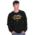 thumbnail image 5 of US Army Logo My Sister Hero Soldier Sweatshirt for Men or Women Brisco Brands S, 5 of 6