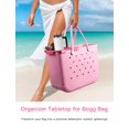 thumbnail image 4 of Bandeja Organizador Superior DGLOZE para Bogg Bag XL con Soporte para Taza en Rosa, 4 of 7