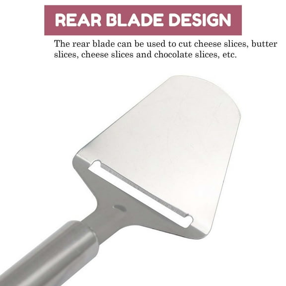 Stainless Steel Cheese Slicer For All Types of Cheese - Multi-Functional Cheese Slicer - Handheld Slicer - Silver Non-Stick For Kitchen Cooking Every American Kitchen's Choice