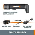 thumbnail image 4 of Worx WX027L 20V Power Share Multi-Function LED Flashlight, 4 of 8