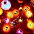 thumbnail image 3 of Halloween Decoration LED String Lights,Pumpkin Ghost Spider Web Hanging Lamp,Home Outdoor Lantern Props, 3 of 7