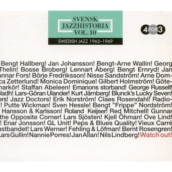 Various Artists - Swedish Jazz History Vol. 11 (Various Artists) - Music & Performance - CD