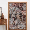 thumbnail image 1 of Cortina para puerta de Natsu Dragneel, cortina opaca con estampado de patrón, cortina divisoria para habitación, tapiz para decoración del hogar, 34" de ancho x 56" de largo, 1 of 7