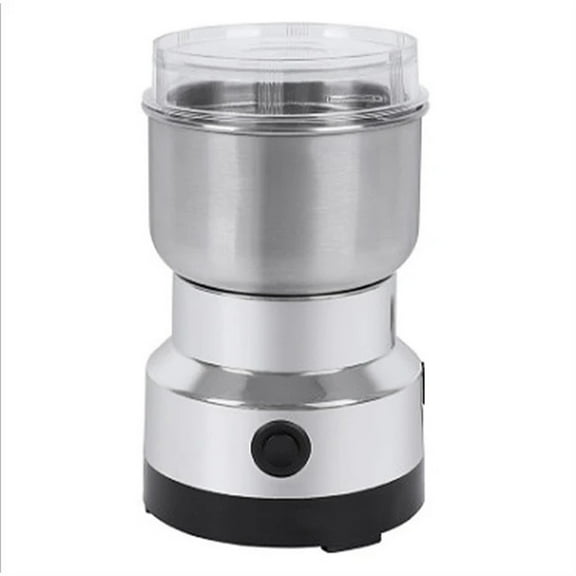 Mini Electric Grinder Household 300ml Ultrafine Food Pulverizer Coffee Grinder Spice Pepper Grinder Grain Mill 4 Blades ,Easy to Use