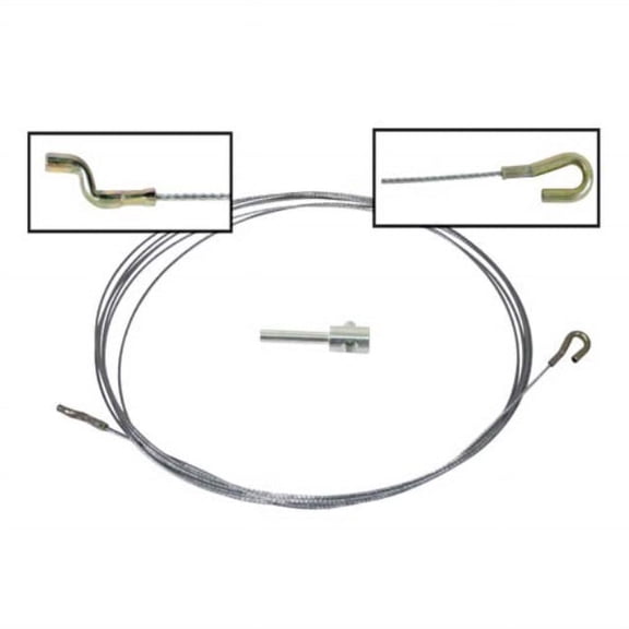 empi 4863-0 vw bug buggy sand rail universal h.d. throttle cable kit 15 ft