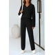 thumbnail image 4 of Conjunto Coordinado PRETTYGARDEN de 2 Piezas Suéter Negro Talle L, 4 of 8
