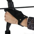 thumbnail image 4 of Protectores de dedos de piel de vaca para guantes de tiro con la mano izquierda, guantes de tiro con , guantes de tiro con Baoblaze Guante de tiro con arco, 4 of 8