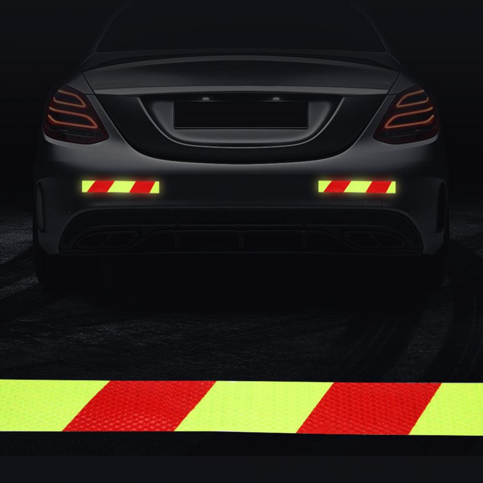 Mgaxyff Reflective Tape, Vehicle Reflective Sticker,5cm * 3m Reflective