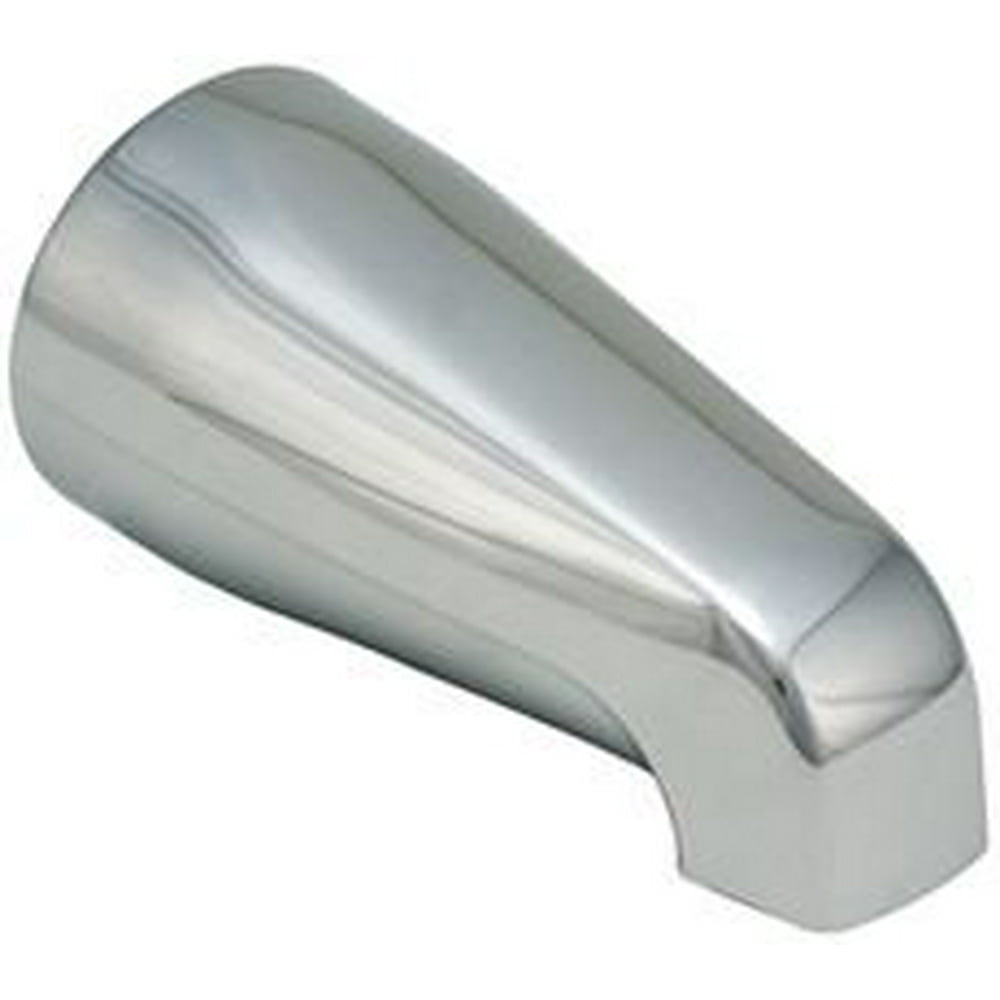Proplus Bathtub Spout Without Diverter, Chrome, 12inch Fip, 25 Spouts