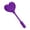 Purple, variant on Unique 3D Printed Heart Lollipop, Romantic Candy Stick, Wedding & Party Favor Lollipop, Purple Heart Shape, Perfect for Valentine's Day Candy, Celebration Candy, Sweet Treats & Edible Gifts, Set of 1