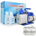 thumbnail image 2 of GYZJ Manifold Gauge 7CFM 1/2HP Single Stage Vacuum Pump Rotary Vane Deep HVAC 5 PA, 2 of 5