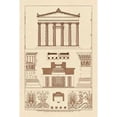 thumbnail image 3 of Buhlmann, J. 11x14 Black Modern Framed Museum Art Print Titled - Portico, Coffer and Palmette-Ornament, 3 of 5