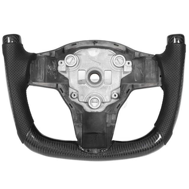 Volante de carreras yugo resistente a la abrasión Reemplazo de protección contra la oxidación del volante para modelo 3 Y 2018+ para accesorios interiores ANGGREK Otros