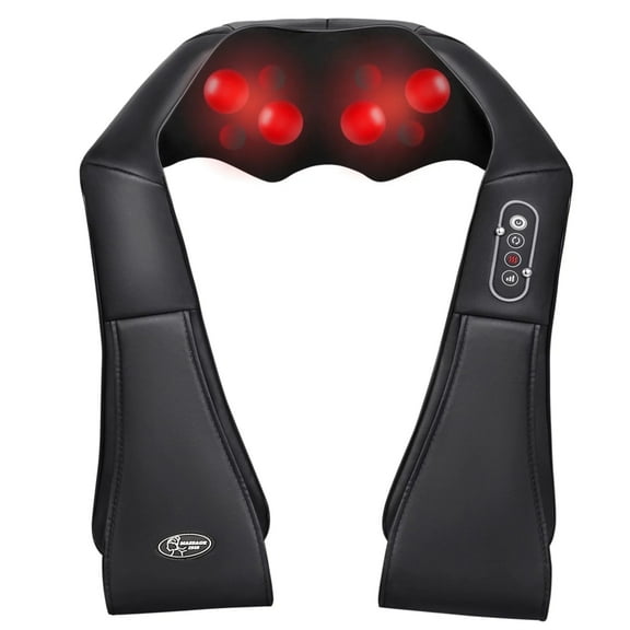 Naipo Shiatsu Back and Neck Massager with Heat Deep Kneading Massage, Best Gifts Mom Dad Women Men, Home, Office Car Use