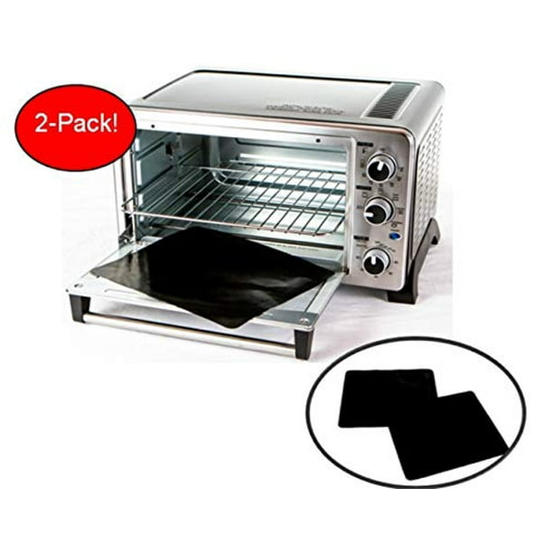 TWOPACK 100 NonStick 11" Toaster Oven Liner. Finally, Prevent