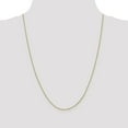 thumbnail image 2 of 18k Yellow Gold 24 Inch 1mm Spiga Chain Necklace Pendant Charm Wheat, 2 of 9