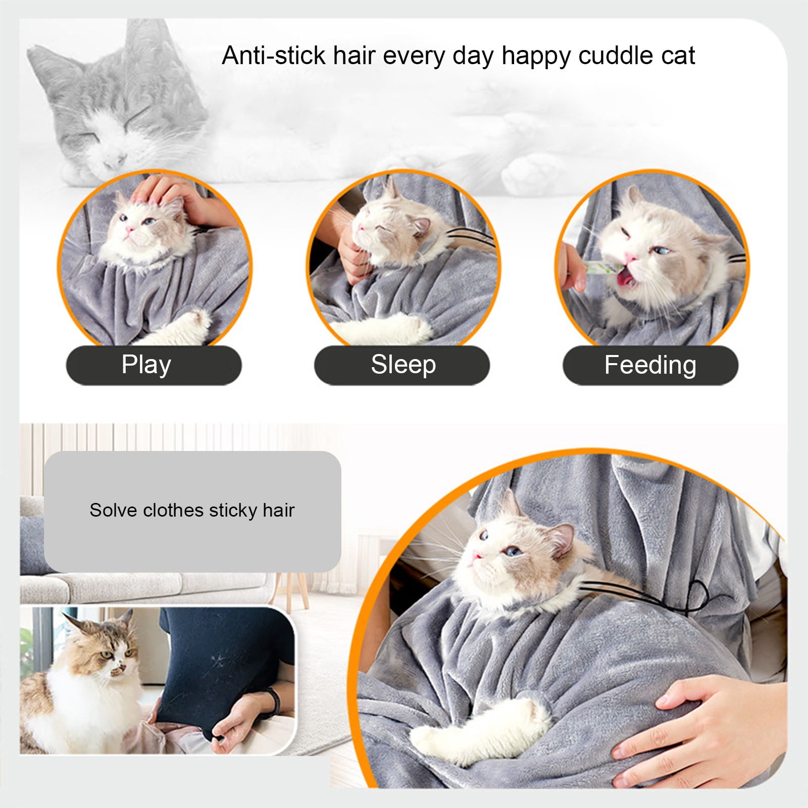 Cats Apron Harness with Adjustable Buckles Outdoor Small Dog Carrying Bag Safe and Convenient Pet Transport Tool