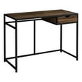 thumbnail image 1 of Monarch Specialties Computer Desk, Home Office, Laptop, Storage Drawer, 42"l, Work, Metal, Laminate, Brown, Black, Contemporary, Modern, 1 of 4