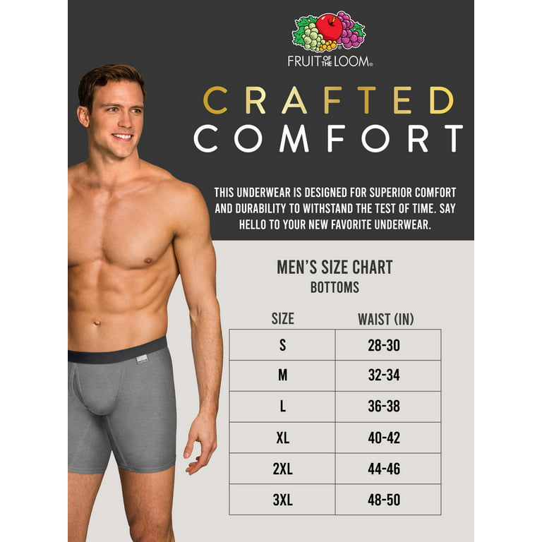 Fruit of the Loom Men'sFashion Brief, Assorted, Small(Pack of 3) :  : Health & Personal Care