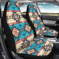 thumbnail image 3 of Yuyamidu Aztec Tribal Car Seat Covers for Front Seat Waterproof Auto Seat Cover Sets Gemoetric Auto Interior Accessories Universal for Cars Truck SUV Van, 3 of 7