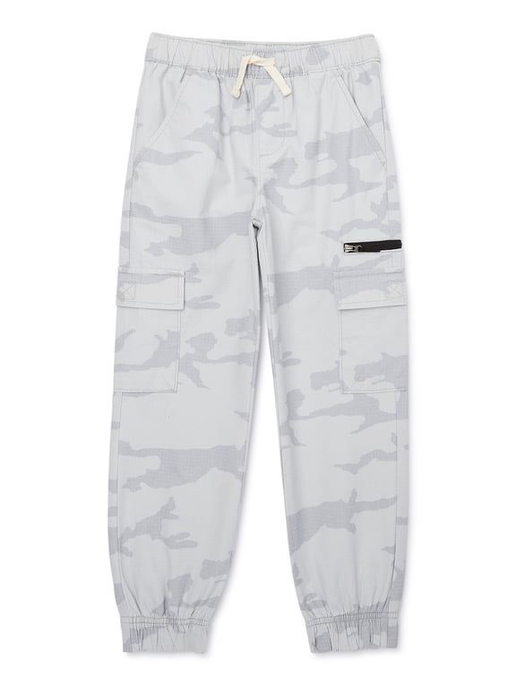 Boys Woven Cargo Jogger Pants, Sizes 4-18 & Husky