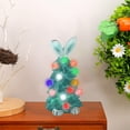 thumbnail image 4 of Vintage Easter Ornaments Lighted Bunny Statue, Easter Bunny Crafts Easter Decorations, Decor for Shelves Easter Decor Tabletop, Bunny Figurines Easter Party Decoration(1PC), 4 of 6