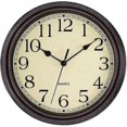thumbnail image 1 of Silent No Tick Round Retro Quartz Clock Wall Clock (12 Inches), 1 of 4