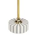 thumbnail image 6 of JONATHAN Y Gray, White and Gold Metal and Resin End Table, 14" x 23.5" Art Deco Glam Sunburst Round Pedestal Side Table for Living Room END1004B, 6 of 8