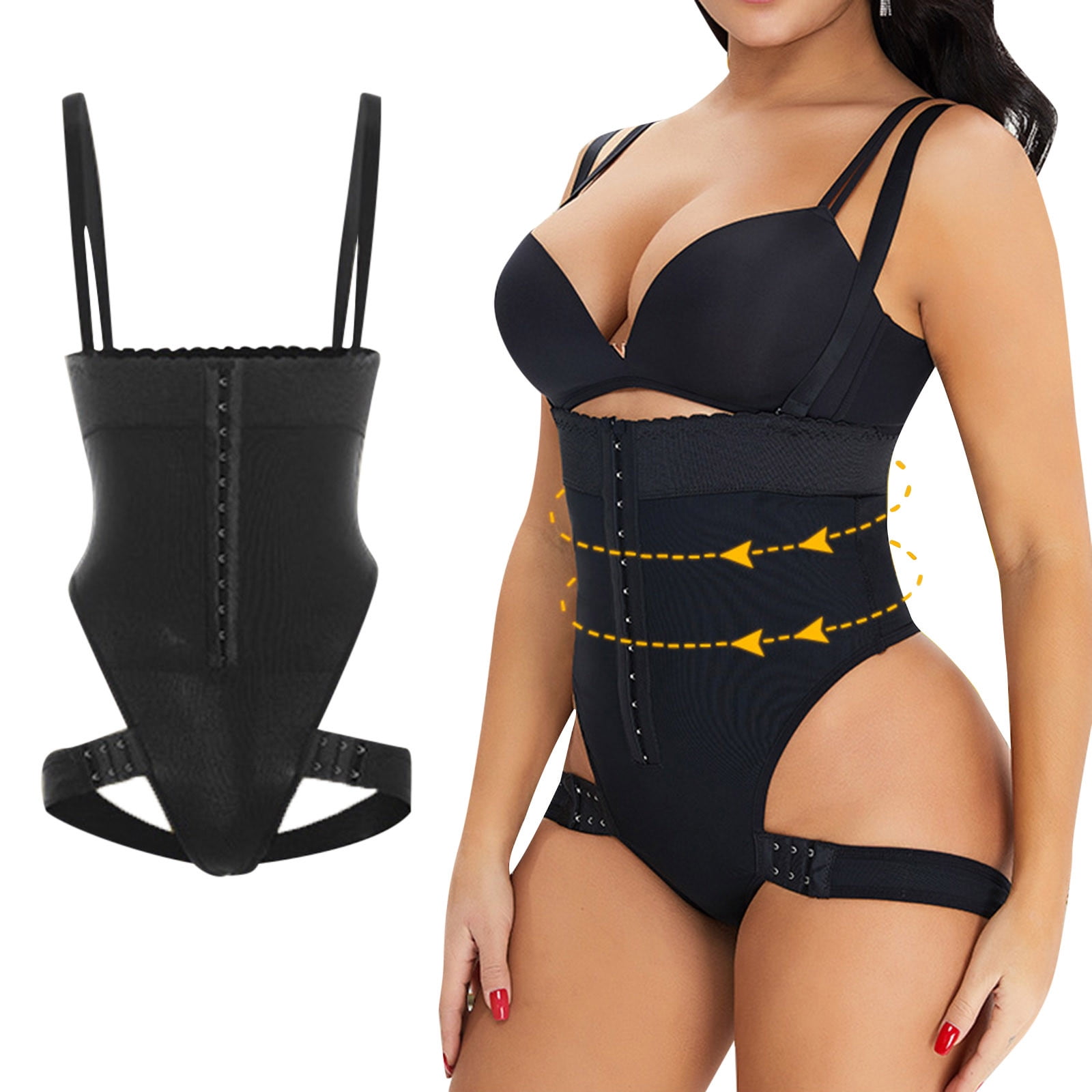 5XL Waist Trainer Shapers Slimming Big Belly Tops Women Corset Plus Size  Lift Bras Hook Control Tummy Vest Nude Black Firm 6113 Y200706 From Luo01,  $20.64