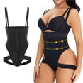 thumbnail image 1 of WZXFASHION 2021 New Trainer With Butt Lift, Adjustable Breathable Butt-Lifting Open Bust Tummy Control Shapewear, Quickly Lift The Hips And Tighten The Waist Shapers Black L, 1 of 8