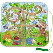 HABA Tree Maze Wooden Magnetic Game Develops Fine Motor Skills & Color Recognition with Attached Wand