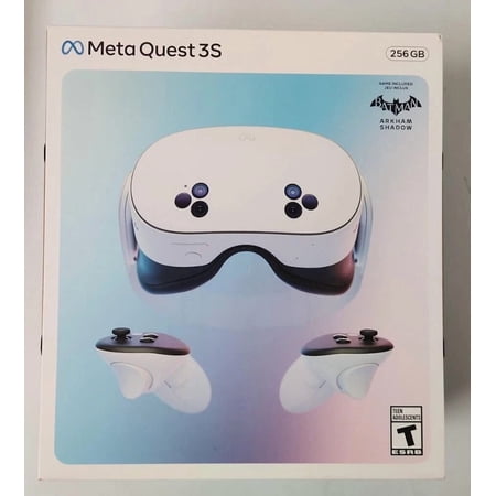 New FT Meta Quest 3S 256GB – All-In-One VR Headset with Advanced Touch Plus Controllers, 1832x1920 Resolution, 120Hz Refresh Rate, Enhanced Graphics & Immersive Virtual Reality Experience