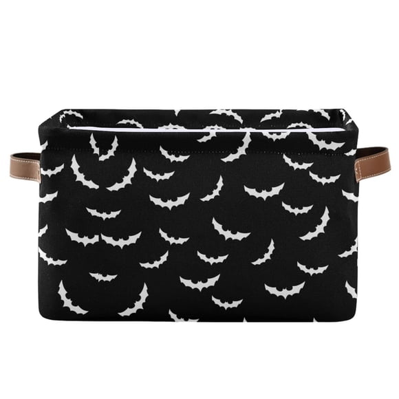 Cesta de almacenamiento XUWU, plegable, diseño de murciélago, 36 x 26 x 21 cm