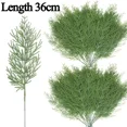 thumbnail image 3 of Guirnalda de ramas de pino artificiales verdes para árbol de Navidad, plantas falsas, decoración para el hogar, jardín, boda, accesorios, 3 of 5