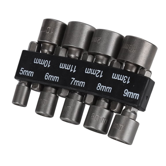 Socket Bit, 1/4in Sockets Set Multiple Types  For Screwdriver For Electric Drill