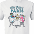 thumbnail image 4 of Inktastic Tea Time in Paris-colorful French Poodles T-Shirt, 4 of 5