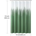 thumbnail image 6 of Extra Wide Fabric Shower Curtain, Blue Ombre Waterproof Around Shower Curtains for Bathroom, Microfiber Cloth Wide Bath Curtains, 108" W x 72" H, 6 of 6