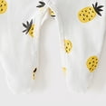 thumbnail image 5 of BOBOGOJP 100% Organic Cotton Soft 0-6 Months Unisex Footless Newborn Baby Sleepers Pajamas Romper Boys Girls Long Sleeve Yellow for Size 3-6 Months, 5 of 8
