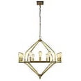 thumbnail image 3 of 1472 Illumina Collection Pendant lamp D:39" H:36" Lt:12 Burnished Brass Finish, 3 of 3