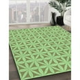 thumbnail image 2 of Ahgly Company Indoor Round Patterned Green Onion Green Area Rugs, 3' Round, 2 of 6