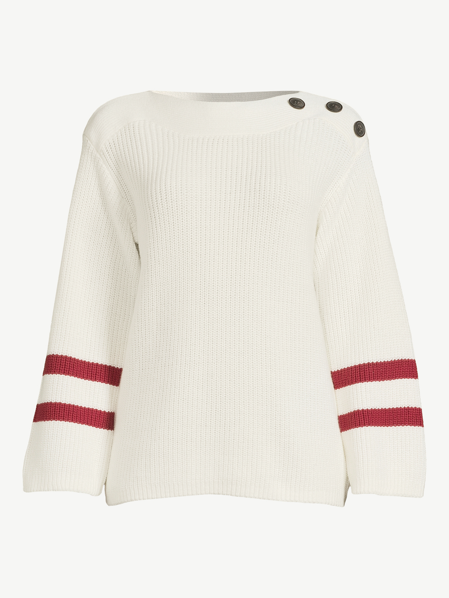 Free Assembly Women’s Button Shoulder Sweater - image 5 of 6