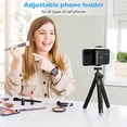 thumbnail image 5 of Ubeesize Phone Tripod, Portable and Flexible Tripod with Wireless Remote and Clip, Cell Phone Tripod Stand for Video Recording Black, 5 of 5