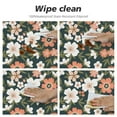 thumbnail image 4 of Nawypu Outdoor Fitted Flower-7 Round Tablecloth, 100% Polyester, Waterproof and Wrinkle Resistant, Easy to Clean, Elastic Band Closure, Suitable for Various Sizes of Round Tables White, 4 of 7
