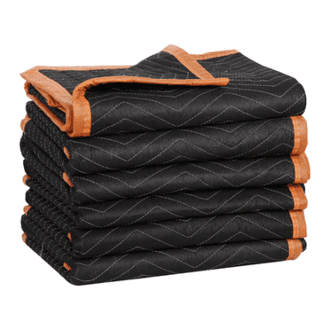 ZeloraGildan6 Pack Moving Blankets 40" x72" Shipping Packing Blankets Quilted Pads Furniture
