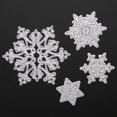 thumbnail image 4 of Cuadros Decorativos 4 Uds Navidad copo de nieve álbum de recortes papel tarjeta diario artesanía a m Tmvgtek embutido en tela, 4 of 7