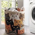 thumbnail image 4 of weibbin Quilted Laundry Basket Storage Bin with Handles Large Capacity Foldable for Bedroom Bathroom, 4 of 7