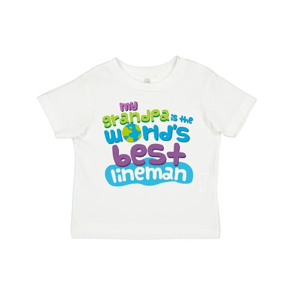 Inktastic Lineman Grandpa Boys or Girls Toddler T-Shirt